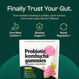 Kombucha Probiotic Gummies For Bloating + Digestion
