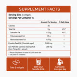 Biovitic Pumpkin Seed Oil Softgels For Hair Loss