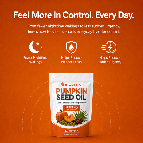 Biovitic Pumpkin Seed Oil Softgels